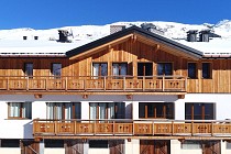 Chalet de Marie - uitzicht op de bergen